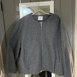 Charcoal Bomber Jacket